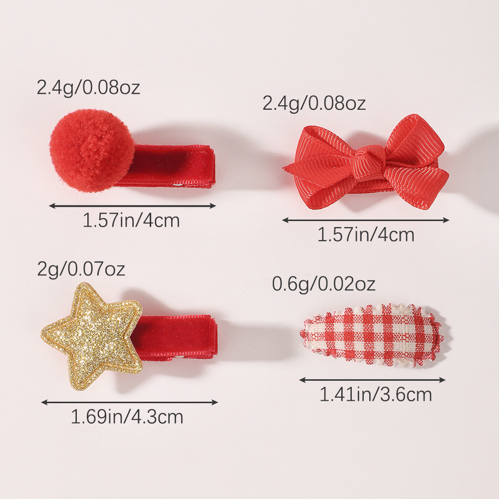 Holiday Kids Hair Pins 10Pcs C - đánh giá và giá Christmas Throw Blanket