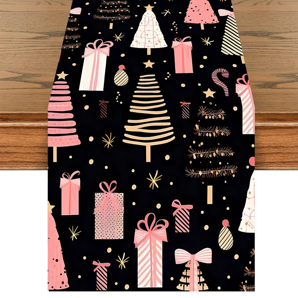 Christmas Table Runner Pink Xm - đánh giá và giá Christmas Table Runner