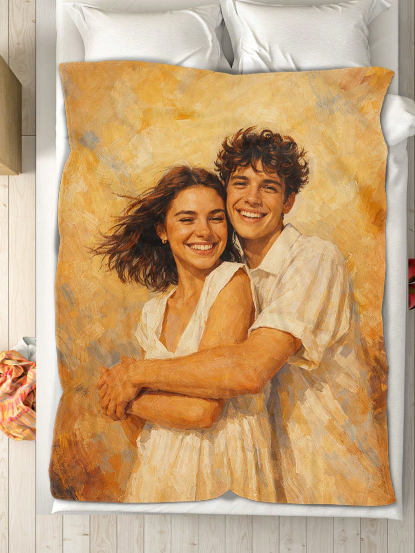 Custom AI Style Photo Blanket  - đánh giá và giá Christmas Throw Blanket