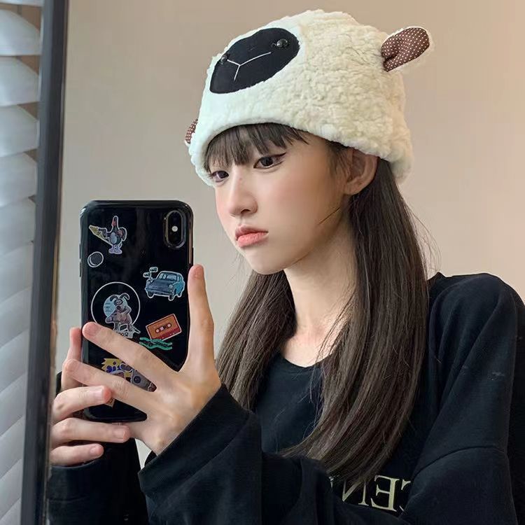 Mũi Đen Cừu Sang Trọng Nón Siê - đánh giá và giá Santa Hat Plush