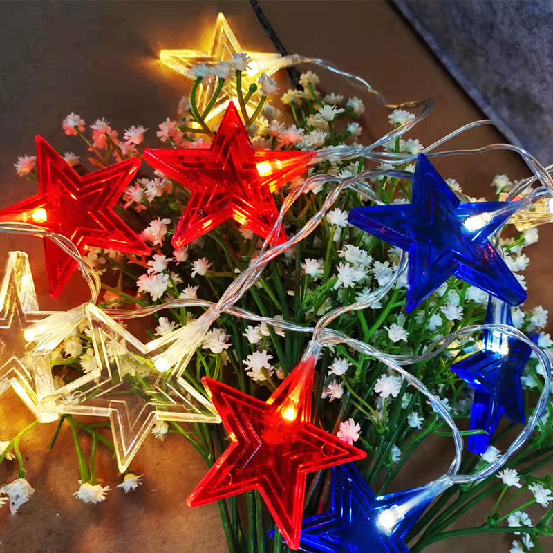 3Color Star LED String Lights  - đánh giá và giá Led Fairy String Lights