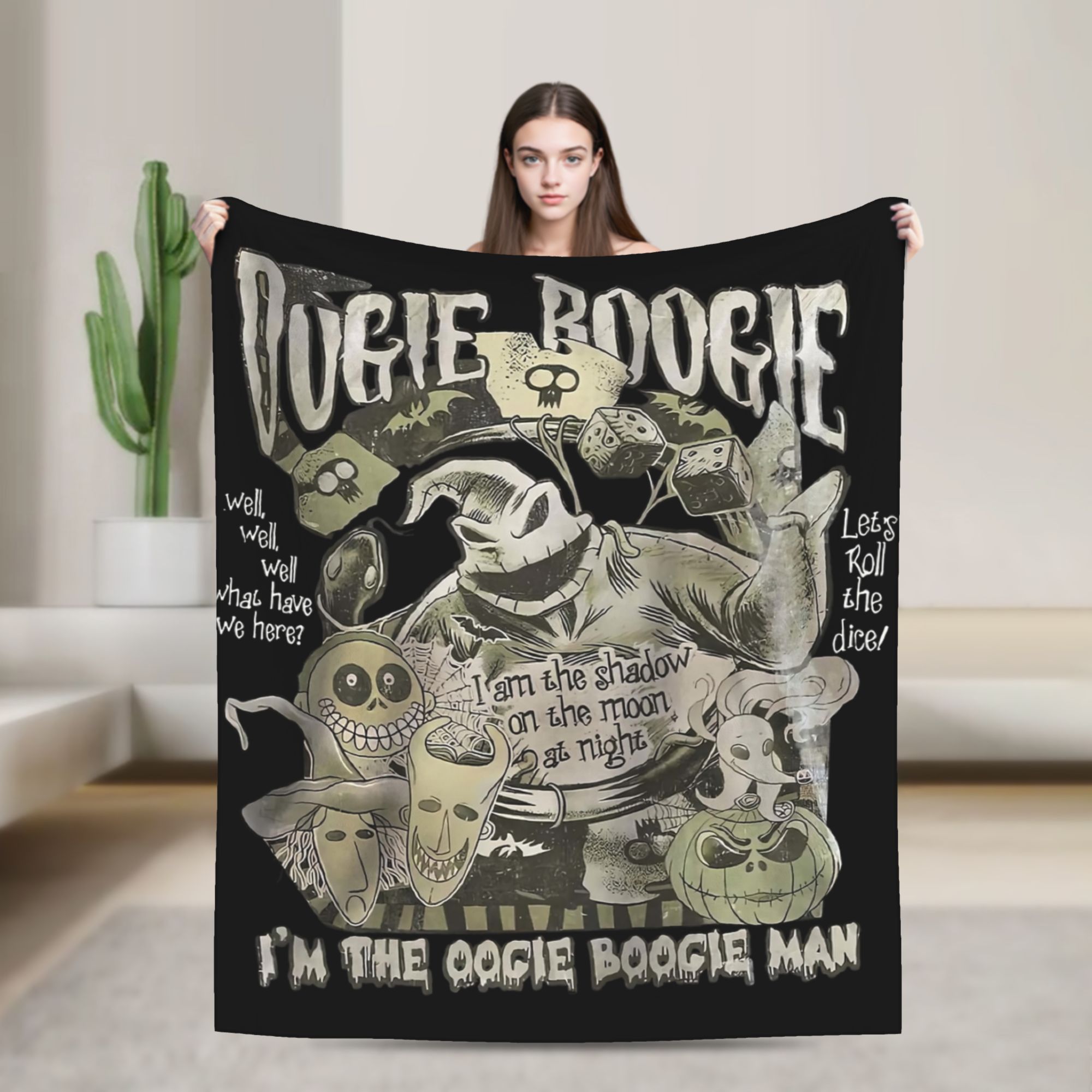 Nightmared Before Christmas Fl - đánh giá và giá Christmas Throw Blanket