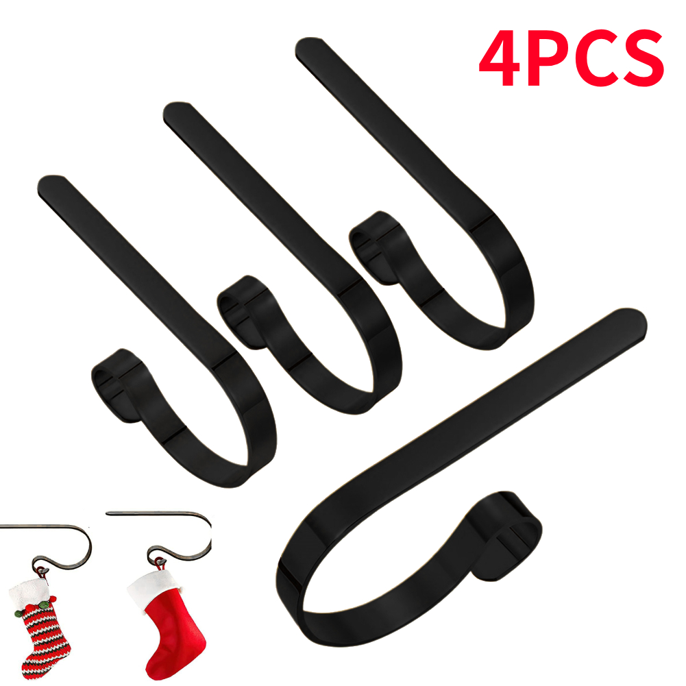 4Pcs Iron Black Christmas Stoc - đánh giá và giá Christmas Stocking Hanging
