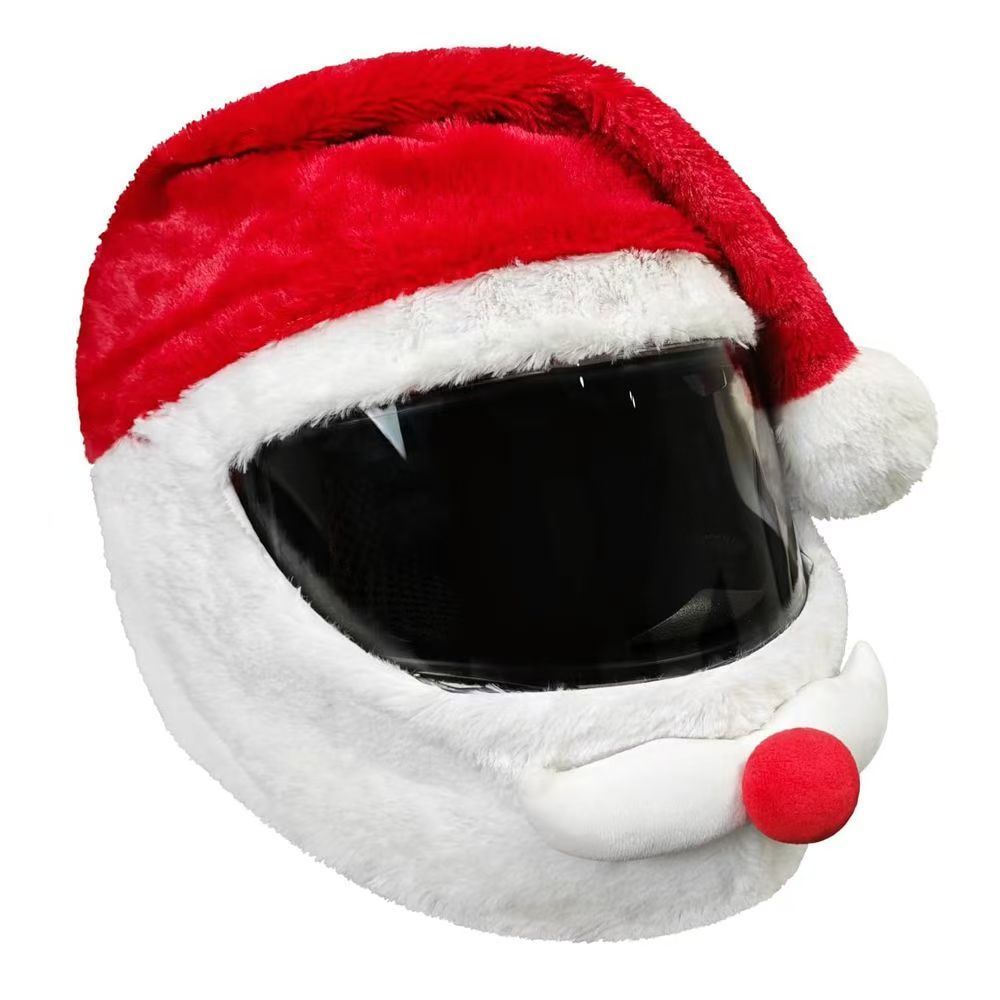 Santa Claus Helmet Cover Plush - đánh giá và giá Santa Hat Plush