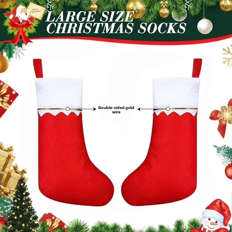 12-24PCS Christmas Stockings H - đánh giá và giá Christmas Stocking Hanging