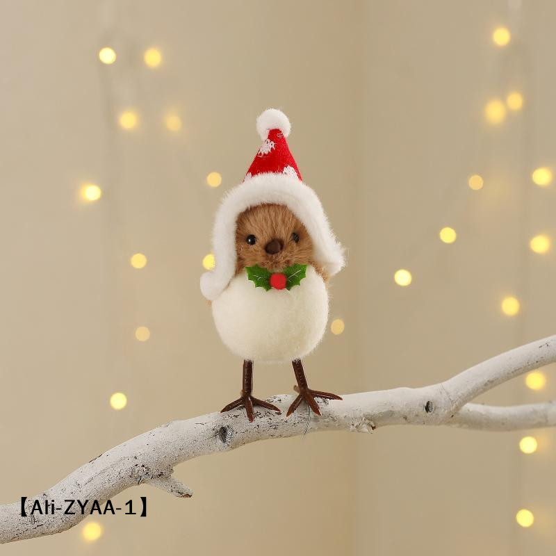 【A】Christmas Plush Bird Orname - đánh giá và giá Santa Hat Plush