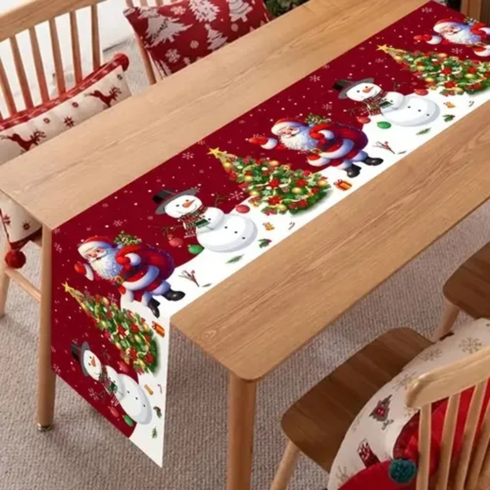 Santa Claus Christmas Table Ru - đánh giá và giá Christmas Table Runner