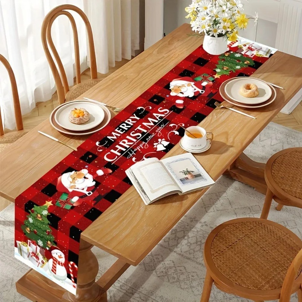 Santa Claus Christmas Table Ru - đánh giá và giá Christmas Table Runner
