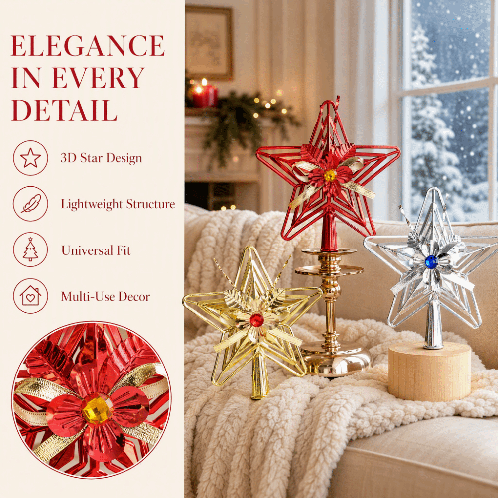 Plastic Star Topper Electropla - đánh giá và giá Star Tree Topper