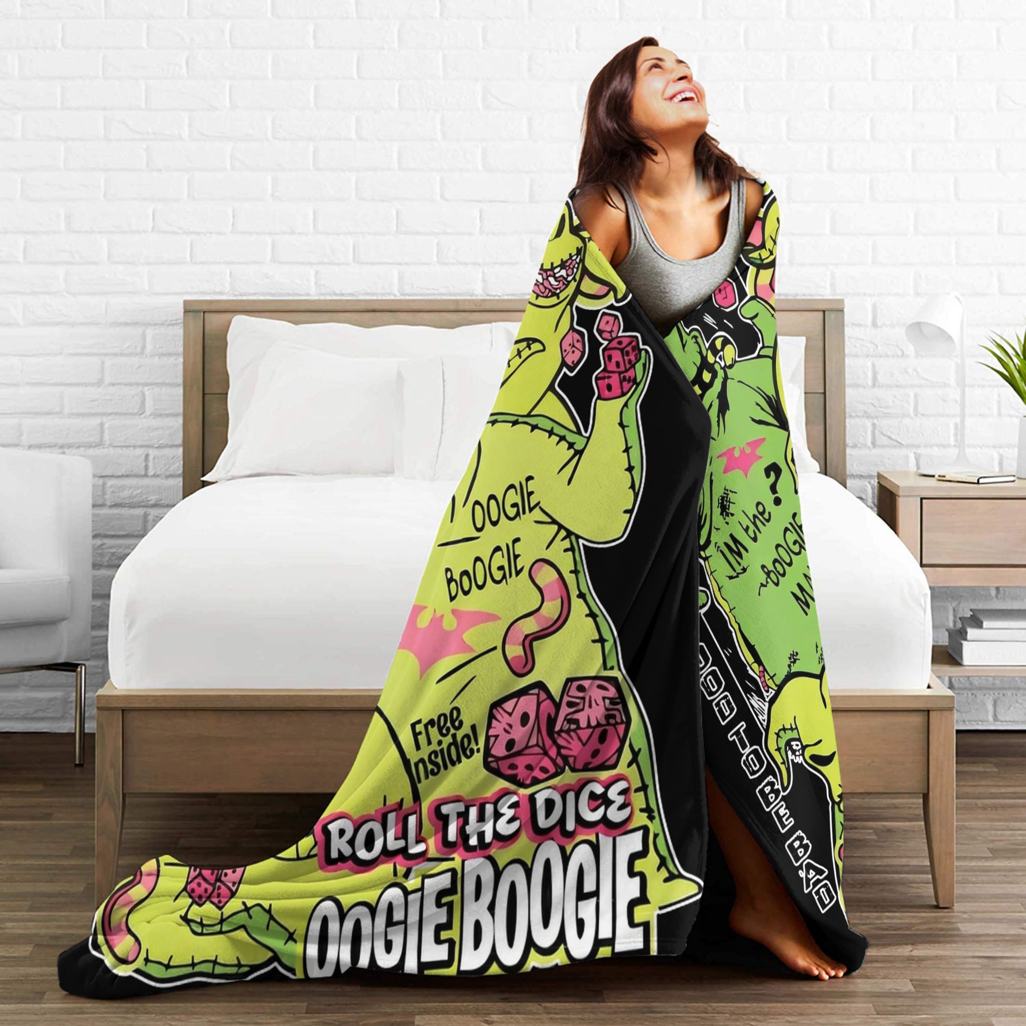 Nightmared Before Christmas Oo - đánh giá và giá Christmas Throw Blanket