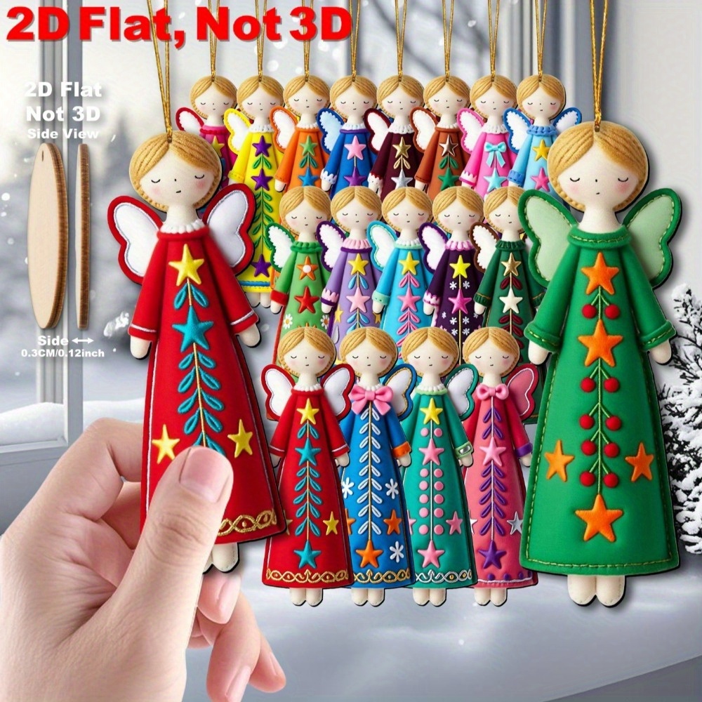 16Pcs Colorful Angel Decoratio - đánh giá và giá Star Tree Topper