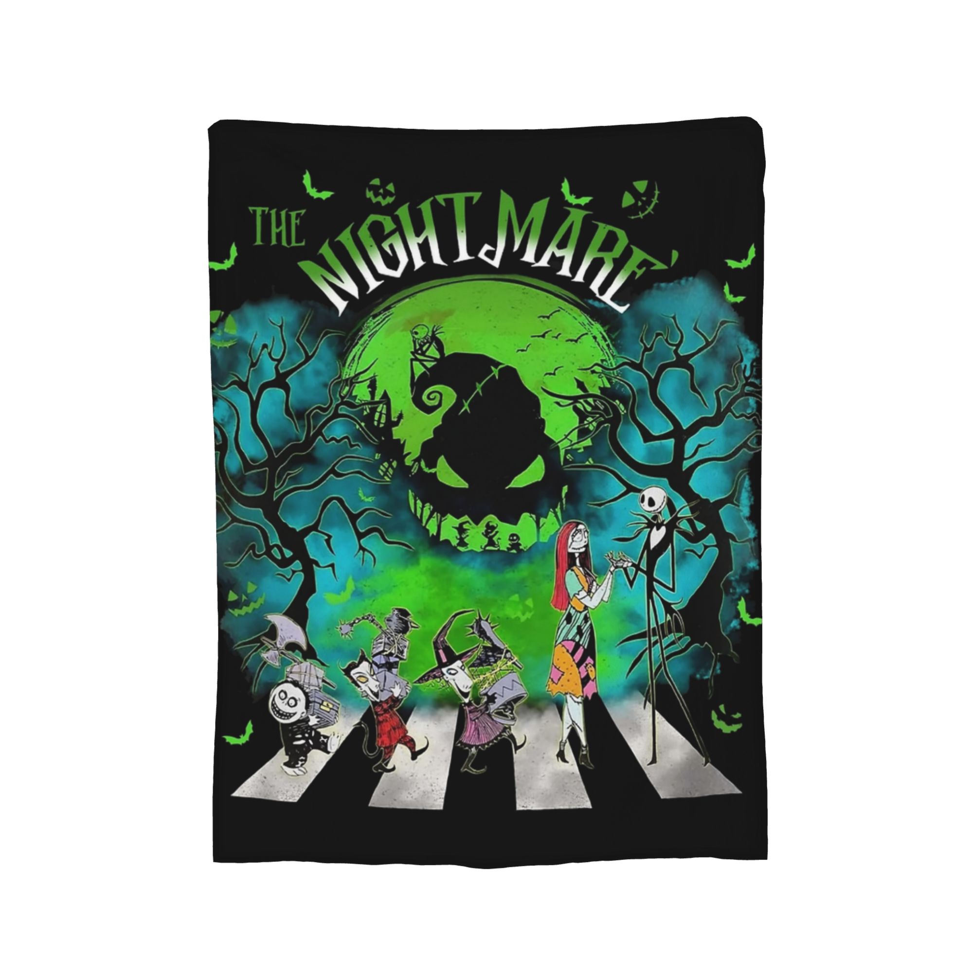 Oogie Boogie Man Nightmared Be - đánh giá và giá Christmas Throw Blanket
